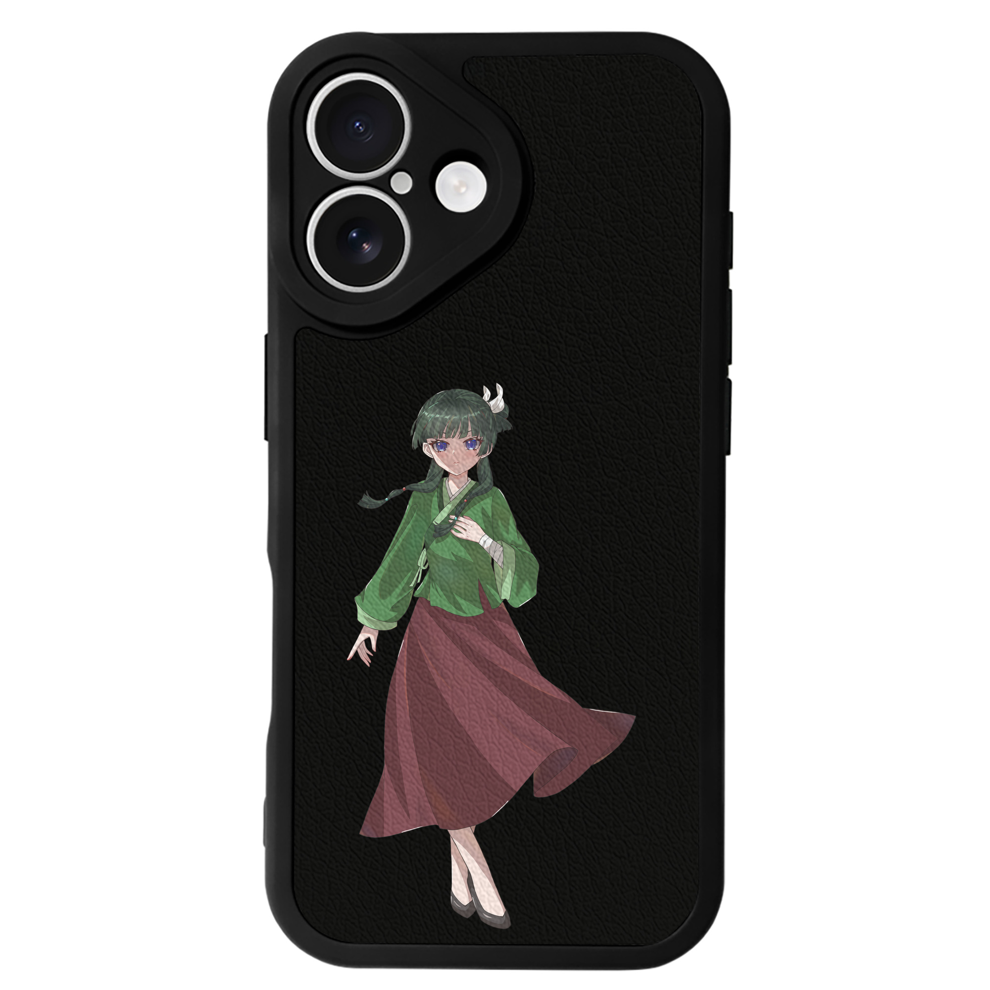 （画像用） 薬屋のひとりごと The Apothecary Diaries 【iPhone 16シリーズ対応】シリコンスマホケース（レザー調） 材質：シリコン